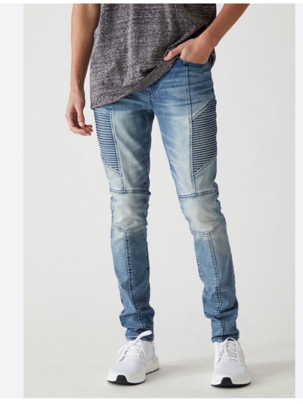Pacsun stacker moto skinny jeans